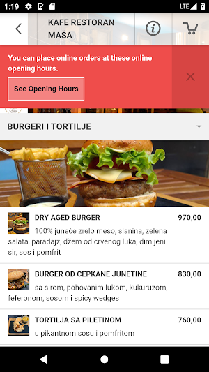 Kafe Restoran Maša Screenshot 2