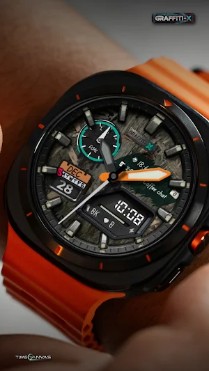 Graffiti-X: Hybrid Watch Face Screenshot 3