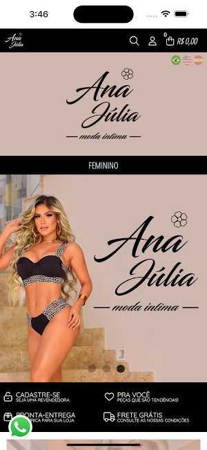 Ana Julia Moda Intima Screenshot 0
