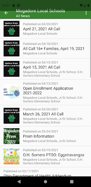 Mogadore Local Schools Screenshot 2