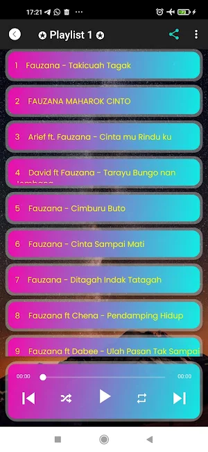 Lagu Minang Fauzana Mp3 Ofline Screenshot 3