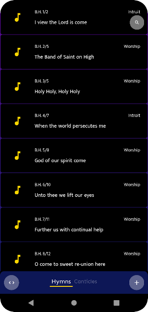 Brotherhood Church Hymnal Screenshot 0