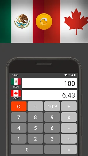 Mexican Peso / Canadian Dollar Screenshot 0