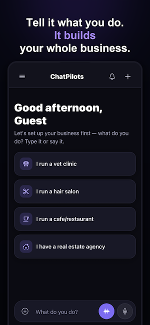 ChatPilots: AI Business Agents Screenshot 0