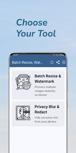 Batch Resize & Watermark Screenshot 0