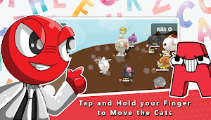 Cats Rush.io: Escape Blue Guys Screenshot 0