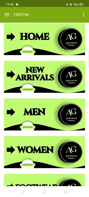 Ajiogram - Online Shopping App Screenshot 1