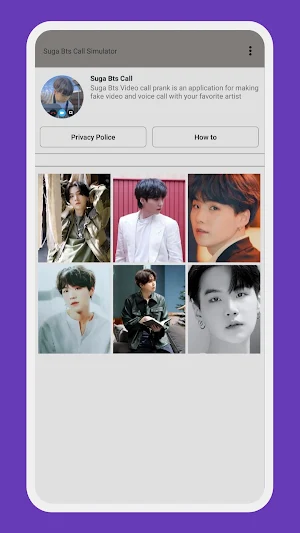 Suga Bts Call Simulator Screenshot 0