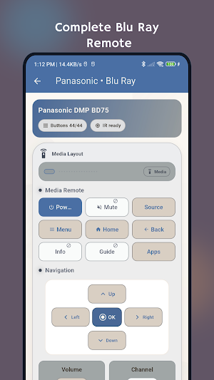 Universal Blu Ray Remote Screenshot 3
