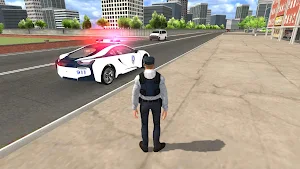 American i8 Police Car Game 3D Screenshot 1