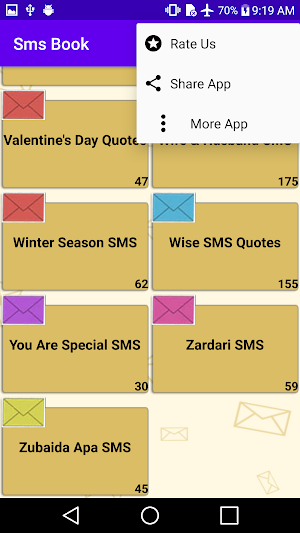 Urdu SMS App Screenshot 3