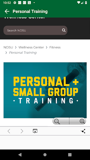 NDSU Wellness Center Screenshot 3
