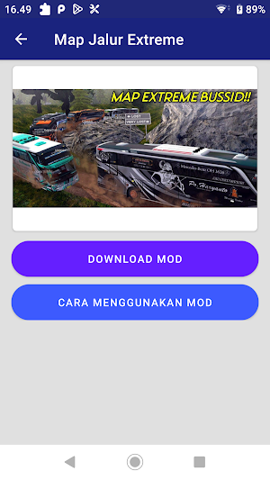 Mod Bussid Map Extreme Screenshot 3