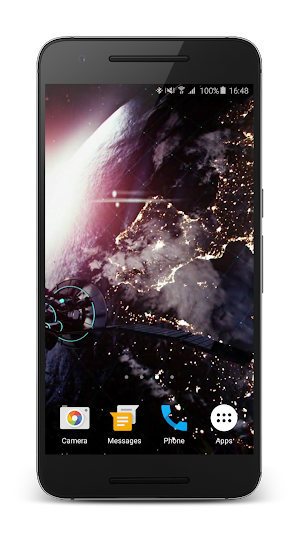 Satellite 3D Live Wallpaper Screenshot 2