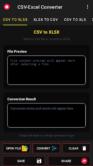 CSV/Excel Converter Screenshot 0