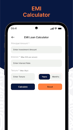 1 Min EMI Loan Calculator Screenshot 1