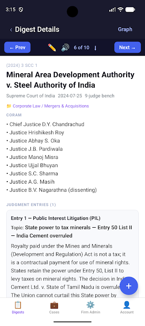CaseDigest - Case Digest App Screenshot 1