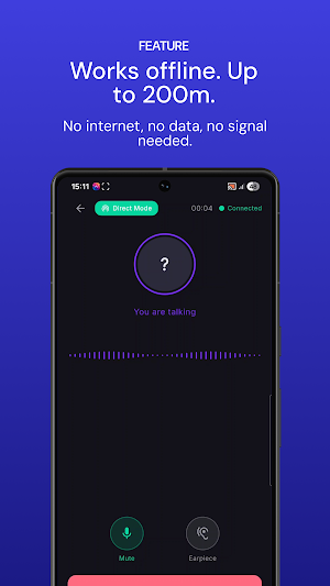 Whispr: Your Walkie Talkie Screenshot 2