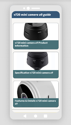 v720 mini camera a9 app advice Screenshot 0