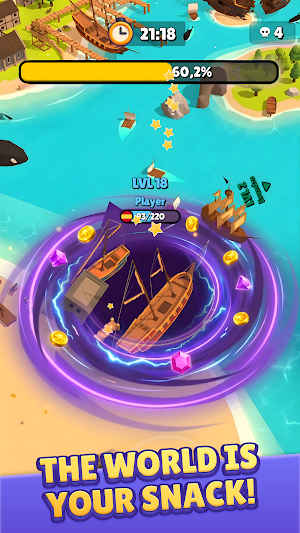 Hole.io Screenshot 2