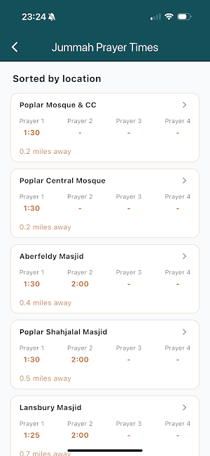Tower Hamlets Mosques Screenshot 2