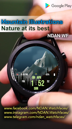 Nature Mountain illustrations Screenshot 0