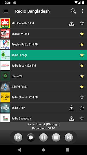RADIO BANGLADESH Screenshot 3