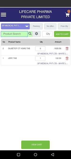 Lifecare Retailer Screenshot 2