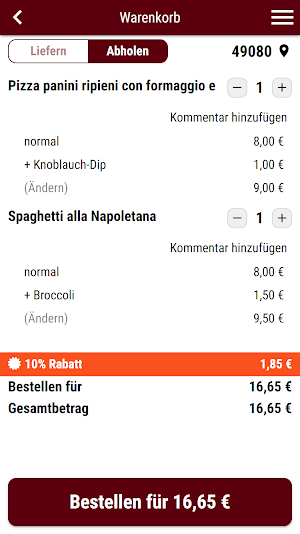 Pizzeria da Stefano Screenshot 1