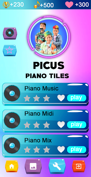 Picus Piano - Tiles Musica Screenshot 0
