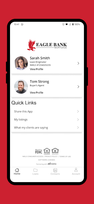 Eagle Bank Mortgage - Mobile Screenshot 0