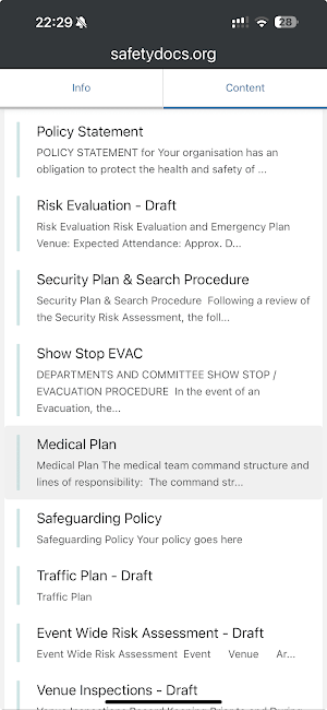 SafetyDocs Screenshot 0