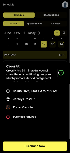 Jersey CrossFit Screenshot 1