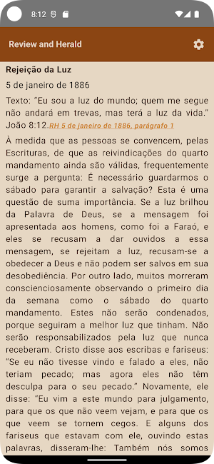 Ellen White em Português Screenshot 2