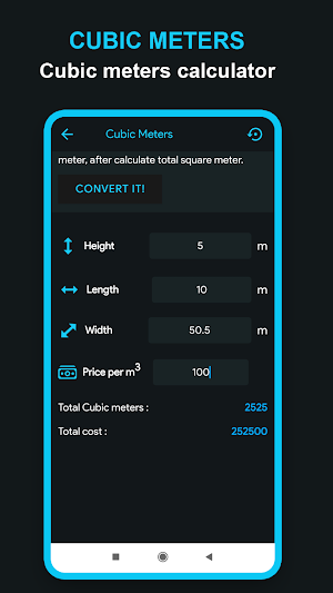 Square meters : sq.ft measure Screenshot 2