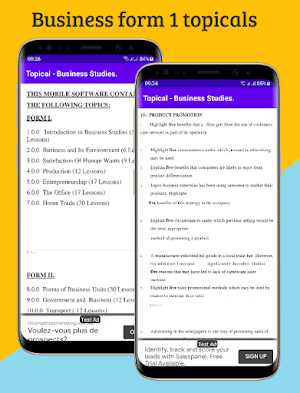 Business studies: Topicals Screenshot 0