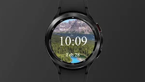 Lake in forest - Watch Face Screenshot 0