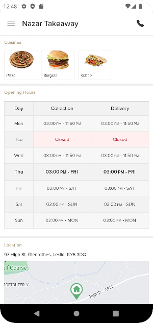 Nazar Takeaway Screenshot 3