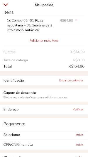 Pizzaria Venutti Screenshot 2