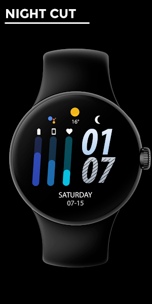 Night cut - watch face Screenshot 0