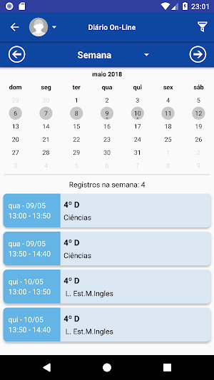Escola Girassol Screenshot 2