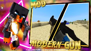Modern Guns Mod: Weapons MCPE Screenshot 1