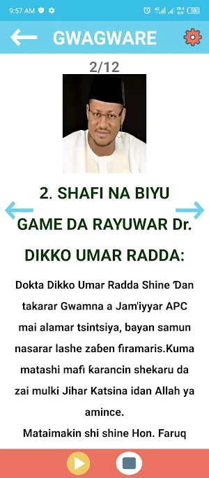 Dr. Dikko Umar Radda, PhD. Screenshot 2