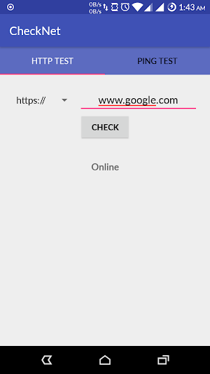 CheckNet Screenshot 0