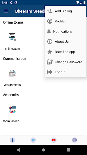 BHEERAM SREEDHAR REDDY INTERNATIONAL SCHOOL APP Screenshot 3