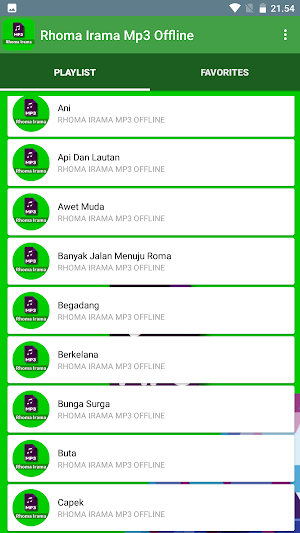 Rhoma Irama Mp3 Offline Screenshot 3
