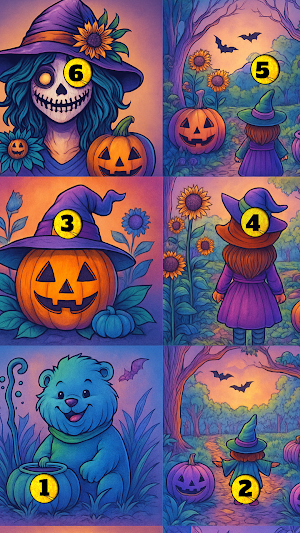 Halloween Color by Number Screenshot 1