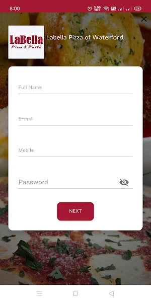 Labella Pizza of Waterford Screenshot 0