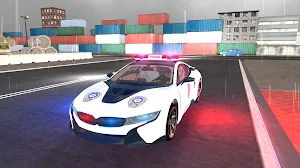 American i8 Police Car Game 3D Screenshot 2