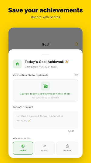 DayPiece: Goal Friends Screenshot 2